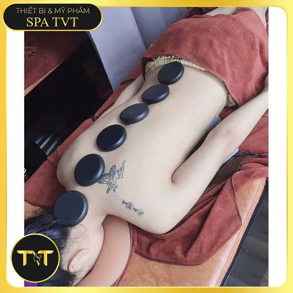 ĐÁ NÓNG MASSAGE ĐEN 8x8CM, ĐÁ NÓNG 3x4CM ĐÁ SPA, ĐÁ NÚI LỬA,ĐẢ THÔNG KINH LẠC