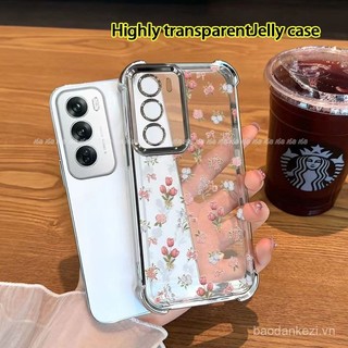 Ốp điện thoại OPPO Reno 13F 13 12, OPPO Reno 13 12 11 10 Pro, OPPO Reno 10 11 11F 5G, vỏ hoa nhỏ màu hồng, chống sốc với bảo vệ ống kính camera, ốp điện thoại dày