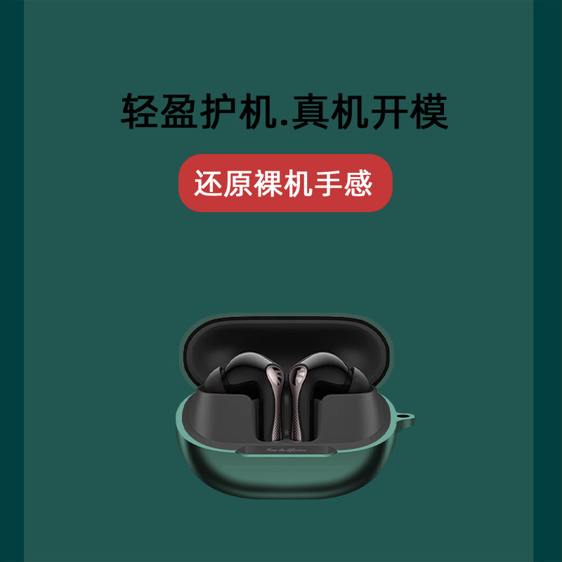 Dành Cho SoundPEATS Air 5 / Air 5 pro / Air 5 Lite Vỏ Tai Nghe Silicon Vỏ Mềm Bảo Vệ Tai Nghe Chống Sốc Có Móc