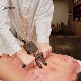 Kuzhen Cloud Shengyang Mở Lại Xẻng Guasha Massage Cạp Tay Cầm Cầm Cầm Tay Đặc Biệt Wenge Gỗ Dụng Cụ Massage HOT