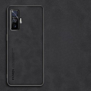 Ốp lưng Vivo iQOO 5 Pro 5G V2025A Da PU chống sốc Vỏ cứng Vỏ điện thoại mờ Ốp lưng silicon cho Vivo iQOO 5 Pro V2025A