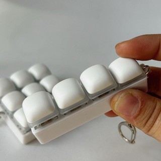 SAVORBOX Móc Khóa Fidget Keycap 3/4/9 Phím, Bàn Phím Mini Ngón Tay, Đồ Chơi Clicker DIY Giảm Căng Thẳng Cho Người Lớn