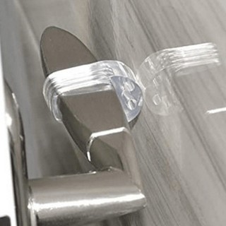 5 Miếng cản tay nắm cửa hình chữ O Nút chặn cửa trong suốt PVC, Bộ đệm chống va chạm cho tay cầm mảnh, Thiết bị bảo vệ tường 32x25x14mm có đường kính vòng 18mm