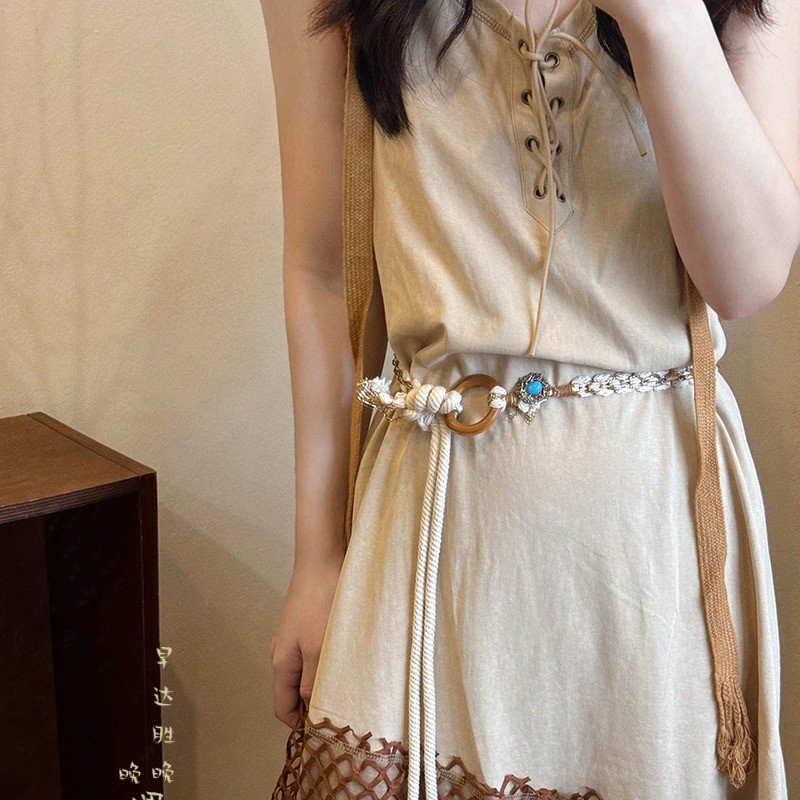 Dây Thắt Lưng Phong Cách Bohemian Retro Dành Cho Nữ Từ Hàn Quốc