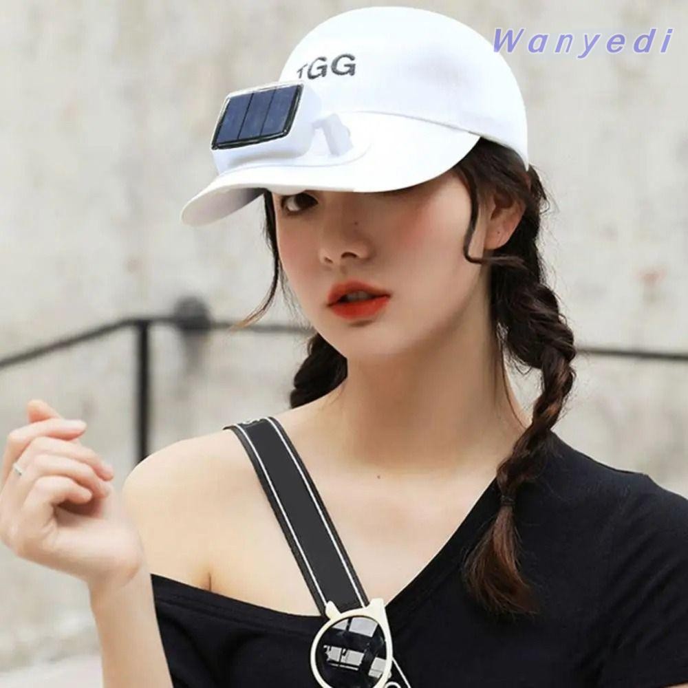 Wanyedi Fan Sunhat, Quạt Sạc USB Gió Mạnh Mũ Bóng Chày, Sạc Thường Ngày Vành Dài Quạt Có Thể Tháo Rời Chống Nắng Mũ Nam Nữ