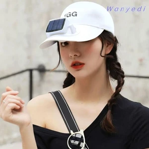 Wanyedi Fan Sunhat, Quạt Sạc USB Gió Mạnh Mũ Bóng Chày, Sạc Thường Ngày Vành Dài Quạt Có Thể Tháo Rời Chống Nắng Mũ Nam Nữ