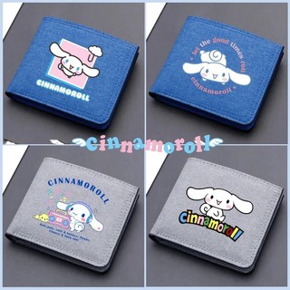 Cinnamoroll Ví Canvas In Di Động Có Thể Gập Lại Ví Hoạt Hình Thẻ Ngân Hàng Đồng Xu Dây Kéo Ví Quà Tặng Sinh Nhật Trẻ Em