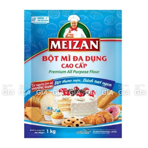 Bột mì đa dụng cao cấp Meizan gói 1kg