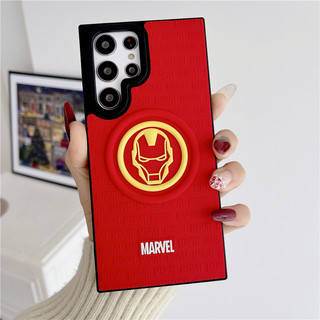 Ốp điện thoại chống sốc silicon 3D Iron Man Spider-Man Superman cho Samsung S25 S24 S23 S22 S21 Ultra