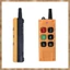2X Điều khiển từ xa không dây công nghiệp chống nước công suất cao EV1527 Chip AST 2000M Tầm xa 433Mhz 6 nút