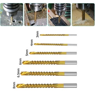 [Fuxin] Bộ mũi khoan coban 3 mũi khoan trục vít hệ mét tổng hợp HSS 3-8mm