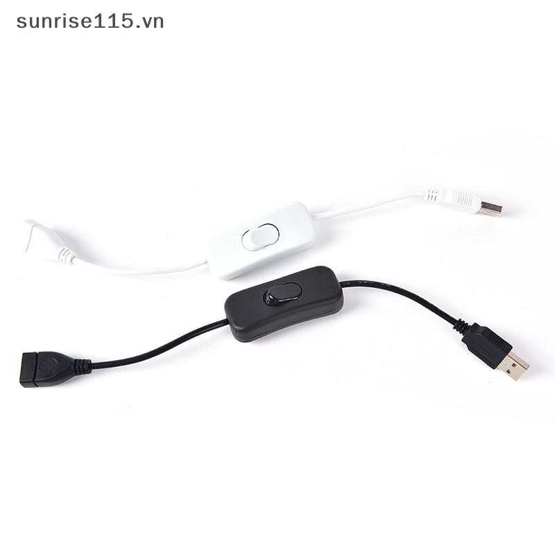 Cáp USB SRVN Nam Sang Nữ Bật / Tắt Cáp Bật / Tắt Dây Nguồn LED 2 Màu.