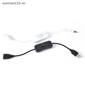 Cáp USB SRVN Nam Sang Nữ Bật / Tắt Cáp Bật / Tắt Dây Nguồn LED 2 Màu.