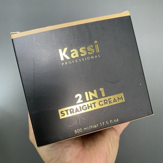 Thuốc Duỗi Tóc Kassi 2 in 1 Straight Cream 500ml (Không cần kem dập) ( TN )