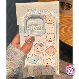 Adorable animals Phone Case for IPhone 16 15 14 13 12Pro Max 11 XR XS Max 7 8 Plus Cartoon Phone Cover Soft Case TA