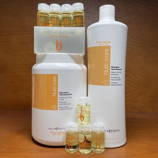 Combo 3 sản phẩm Dầu gội, hấp dầu và huyết thanh dưỡng tóc Fanola Nutricare [ TN ]