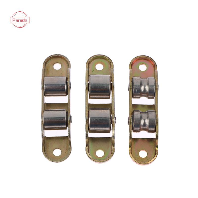 Parade 80 Loại Flat / Rãnh Đôi Bánh Xe Trượt Kim Loại Cửa Sổ Ròng Rọc Hỗ Trợ Đáy Trượt Con Lăn Theo Dõi Phụ Kiện Phần Cứng VN