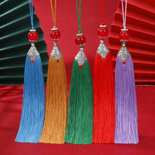 Dây chuyền hạt cá thiết kế Hanfu với tua rua, đựng trong hộp