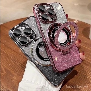 Cho Vivo iqoo Z9 5G/iqoo Z9 Turbo trường hợp điện thoại không dây phí Vòng đứng Bìa dần dần long lanh mềm TPU vỏ ES001 4ucj