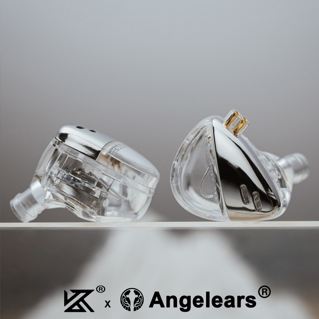 Kz Angelears Libra X Tai nghe nhét tai HiFi động tần số siêu mỏng Màn hình IEMs với cáp có thể thay thế 0,75