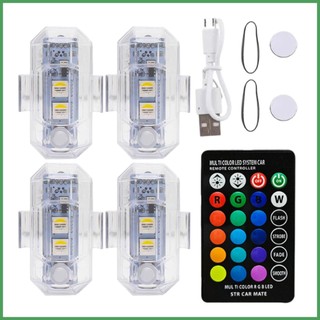 Đèn nhấp nháy không dây cho xe cộ Đèn cảnh báo xe máy Đèn LED chống va chạm có điều khiển từ xa cho ô tô caudeyvn
