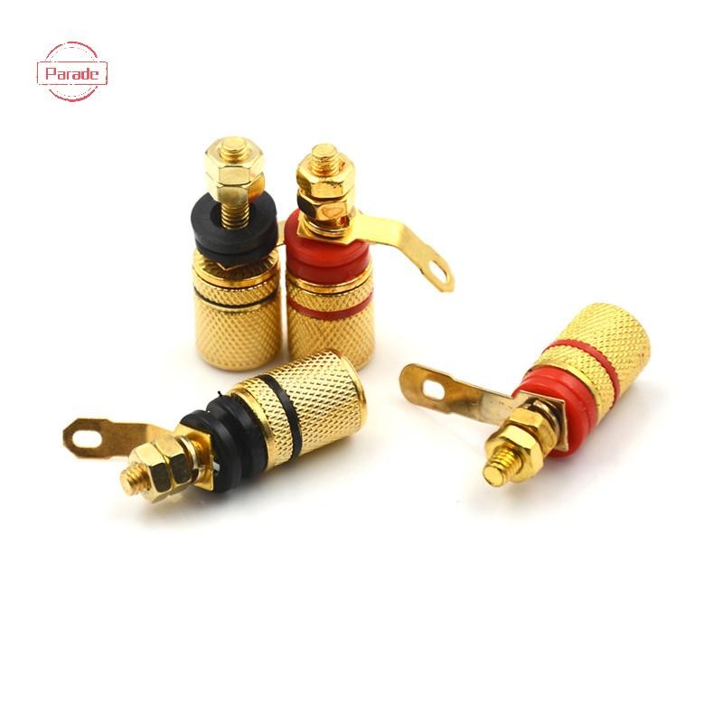 Diễu Hành 4 Cái / lốc 4 Mm Chuối Cắm Ràng Buộc Bài Loa Ổ Cắm Điện Thiết Bị Đầu Cuối VN