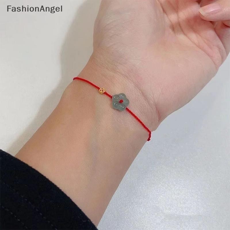 Fashionangel Thời Trang Sáng Tạo May Mắn Hoa Giàu Tay Dây Nhẫn Dành Cho Nữ Có Thể Điều Chỉnh Handmade Bím Vòng Tay Trang Sức Cặp Đôi Quà Tặng VN