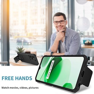 Ốp lưng Realme C35 C00 C25 C25s C25Y C21Y C17 C15 C12 C20 C11 2021 Vỏ giáp chống sốc lai Vỏ bảo vệ ống kính trượt