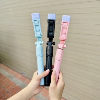 Gậy chụp hình 3 chân bluetooth có đèn led, điều khiển từ xa, selfie đa năng (chọn màu)