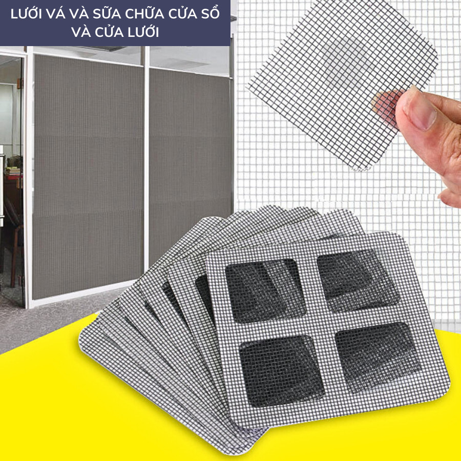 Lưới Lọc Rác Chống Tắc Set 10 Miếng Lọc Rác Nhà Tắm Miệng Cống Thoát Nước Chặn Côn Trùng 10x10cm FE123