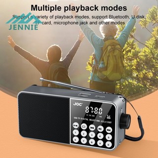 Đài phát thanh di động Mini Máy phát sóng tương thích Bluetooth Hỗ trợ vô tuyến Thẻ TF Máy nghe nhạc MP3 âm thanh nổi cho cơn bão khẩn cấp [jennie1.vn]