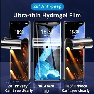 3 HD Chống Gián Điệp Riêng Tư Hydrogel Phim Dành Cho vivo V50 V40e V40 V30e V30 V29e V29 V27e V27 V25e V25 SE Pro Lite 5G 4G IDN ME Ấn Độ Full Cover Chống Cháy Nổ