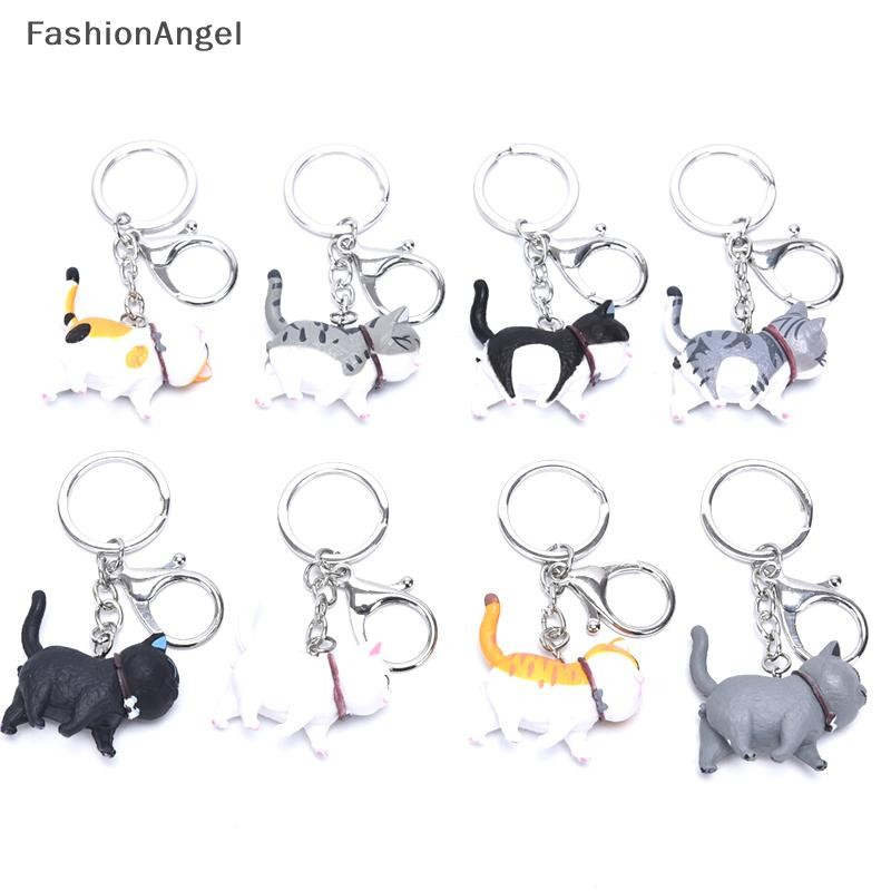 FashionAngel Mới Đáng Yêu Mèo Con Móc Khóa Móc Khóa Túi Xách Mặt Dây Chuyền Trang Trí Trẻ Em Quà Tặng VN