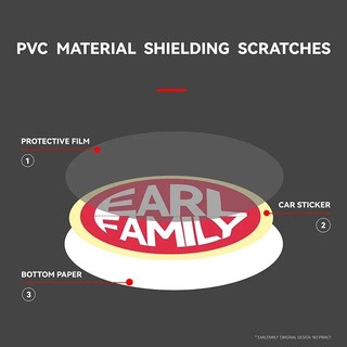 EARLFAMILY Lion Head Car Sticker Cá Tính Ván Trượt Xe Máy Phía Sau Kính Chắn Gió JDM Vinyl Decal Sáng Tạo Chống Trầy Xước Bảo Vệ Cửa Xe Ô Tô