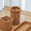 Giỏ đựng rau củ quả bánh mì YUJINI, độ cứng 7 kiểu mây dệt Giỏ phục vụ, Giỏ mây gia dụng dệt tay Nhà hàng phục vụ màn hình để bàn