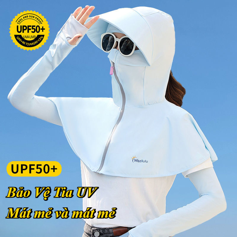 Mũ Chống Nắng UPF50+ Dành Cho Nữ,Vành Rộng, Che Nắng Toàn Diện, Chống Tia UV, Phù Hợp Đi Biển