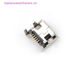 Toplanswatchstore 10 Chiếc Micro USB Loại B Nữ 5Pin DIP Ổ Cắm Jack Cổng Kết Nối Sạc VN