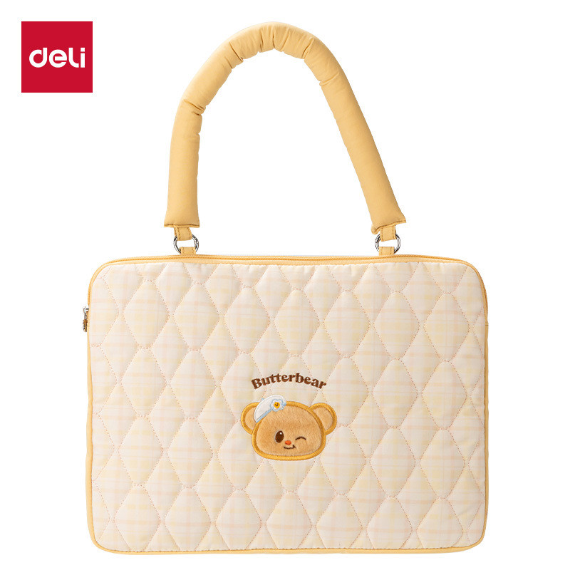 Túi đựng laptop Deli Butter Bear (Vàng) Thích hợp cho máy tính xách tay