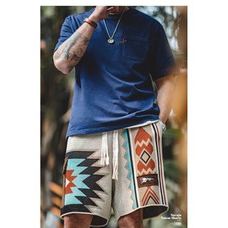 Quần short nam ESEA với vải lụa băng cổ điển Mỹ thiết kế thoáng khí và thoải mái quần short thể thao đi biển