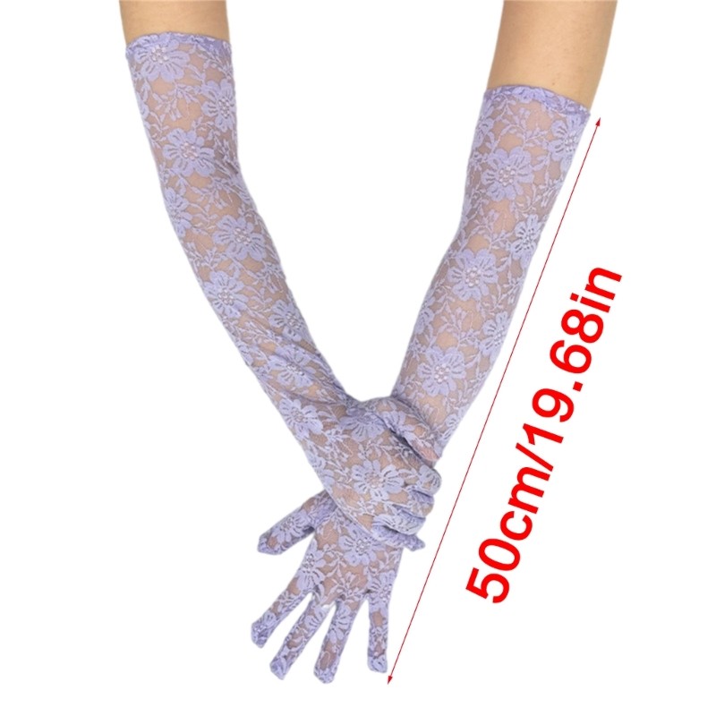 Găng tay dạ hội ren tinh tế dành cho các sự kiện và đám cưới