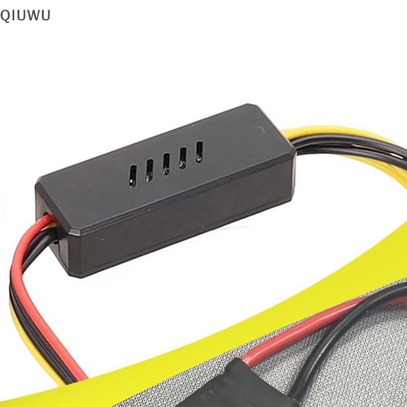Cáp cấp nguồn ổ cứng QIUWU 5525 sang SATA 12V đến 4Pin Cáp ổ cứng Molex Bộ điều chỉnh điện áp bước xuống.