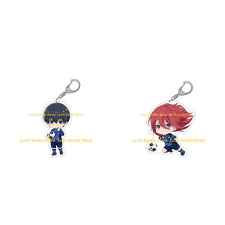 Blue lock  TV football Anime Official character You Hiori Yoichi Isagi cute Acrylic keychain Bag pend