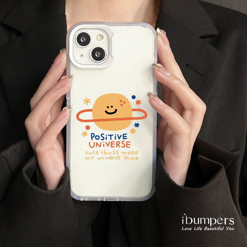 ibumpers Ốp Điện Thoại iPhone Dễ Thương Chữa Bệnh Họa Tiết Mặt Cười Ốp Lưng Trong Suốt Nhám Mờ Chống Bẩn Chống Sốc Cho IPhone 16 15 14 12 13 11 Pro Max IP 7 8 Plus X XS XR