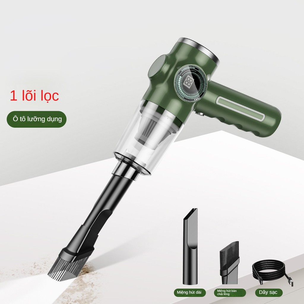3.0 Sạc USB Xe Máy Hút Bụi Không Dây Sạc Cầm Tay Xe Di Động Nhỏ Hộ Gia Đình Mini