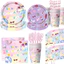 ST2 Taylor Swift chủ đề Trang trí tiệc sinh nhật Khăn trải bàn biểu ngữ Tấm giấy Bộ đồ ăn dùng một lần TS2