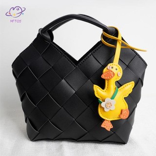 HFTOY Hoạt Hình Dễ Thương Quyến Rũ Chất Lượng Cao Da Dễ Thương Thời Trang Quyến Rũ Túi Móc Khóa Ba Lô Trang Trí Phụ Kiện Quà Tặng ~