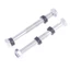Thay thế bánh trước xe lăn 6 / 7 / 8Inch Bánh xe lốp chắc chắn Bánh xe đẩy mua sắm bằng cao su chống trượt