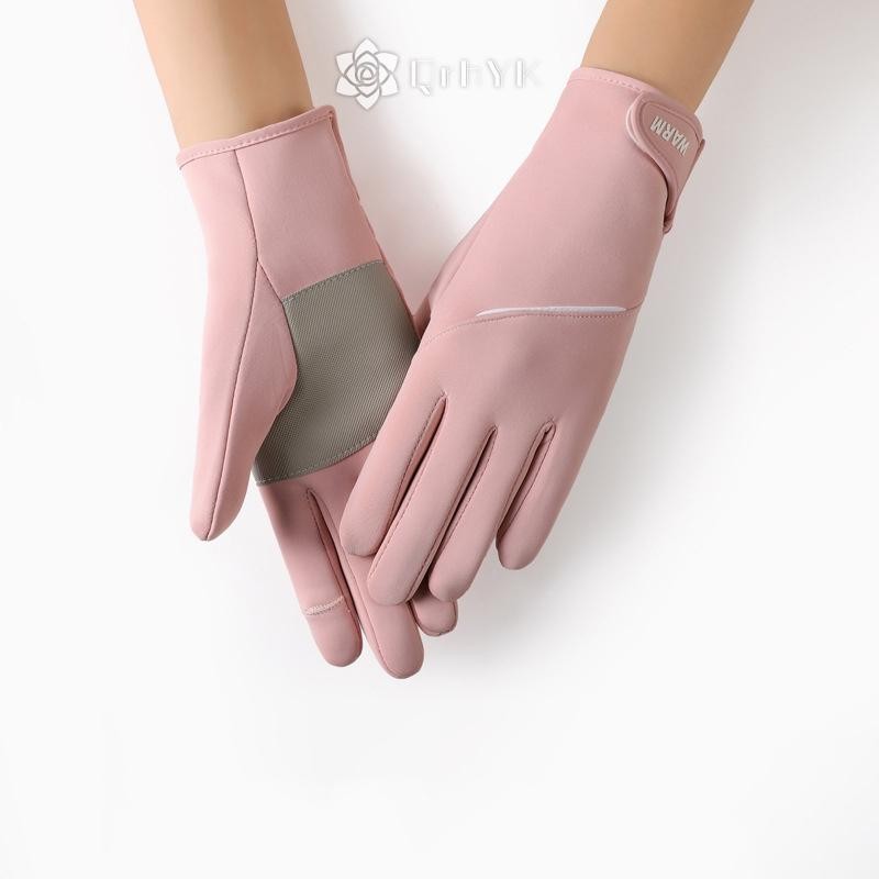 Qrhyk Găng Tay Mùa Đông Cho Nam Nữ Găng Tay Ấm Áp Màn Hình Cảm Ứng Chống Thấm Nước Đi Bộ Đường Dài Trượt Tuyết Câu Cá Đi Xe Đạp Ván Trượt Tuyết Găng Tay Chống Trơn Trượt Mới