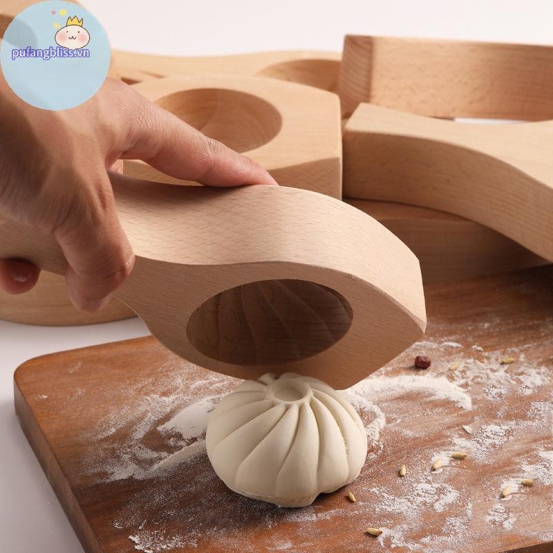 Pufangbliss Gỗ Nguyên Chất Hấp Khuôn Bánh Mì Pasta Túi Hấp Nhồi Bông Bun Bánh Ngọt Hấp Nhồi Bông Hộ Gia Đình Phong Cách Trung Hoa Dụng Cụ Nấu Ăn VN