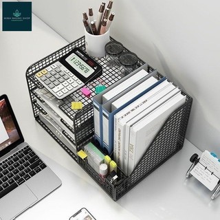 Kệ Sách Để Bàn Nhiều Ngăn, Giải Pháp Tài Liệu Văn Phòng Cao Cấp, Dụng Cụ Học Tập Đứng Đẹp.